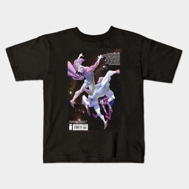 omni man poster Kids T-Shirt by super villain